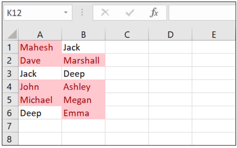 Microsoft Excel: How to Compare Two Lists 6 Microsoft Excel: How to Compare Two Lists