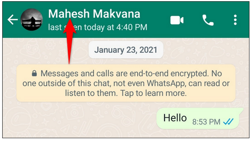 WhatsApp: Πώς να διαγράψετε μια επαφή 5 WhatsApp: Πώς να διαγράψετε μια επαφή