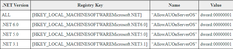 Microsoft: Windows Server supports automatic .NET 2 updates automatic updates