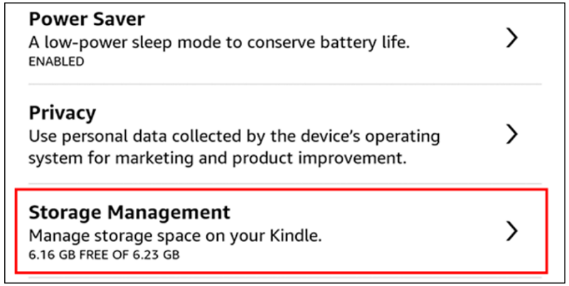 How to remove books from a Kindle 6 Kindle books