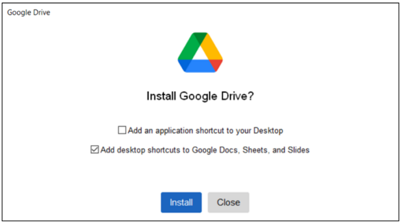 Πώς να προσθέσετε ένα κοινόχρηστο Google Drive στο Windows File Explorer 4 Google Drive