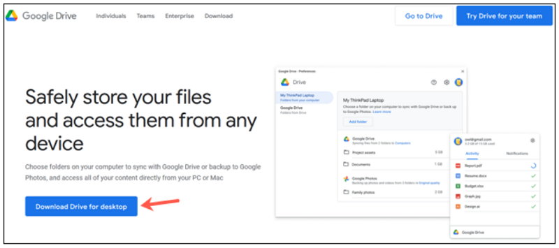 Πώς να προσθέσετε ένα κοινόχρηστο Google Drive στο Windows File Explorer 2 Πώς να προσθέσετε ένα κοινόχρηστο Google Drive στο Windows File Explorer