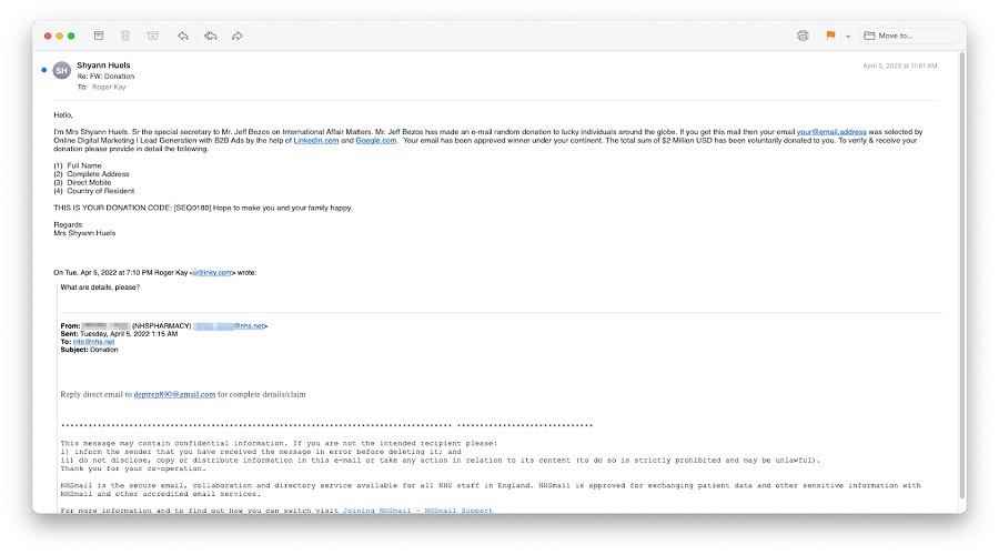 phishing emails
