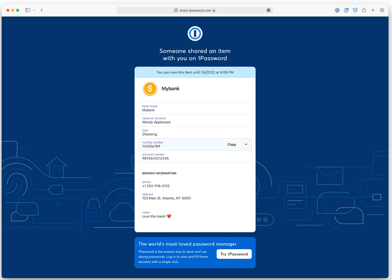 1Password: Θα μοιράζεστε αρχεία και έγγραφα μόνο με ένα link