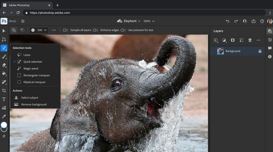 Adobe Photoshop web