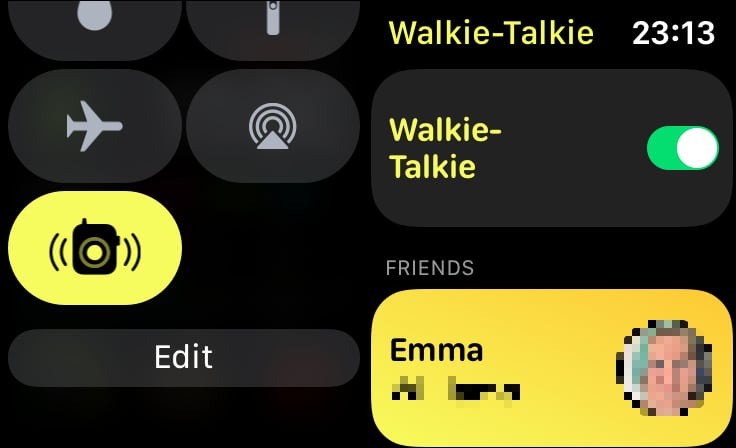 Walkie Talkie Apple Watch