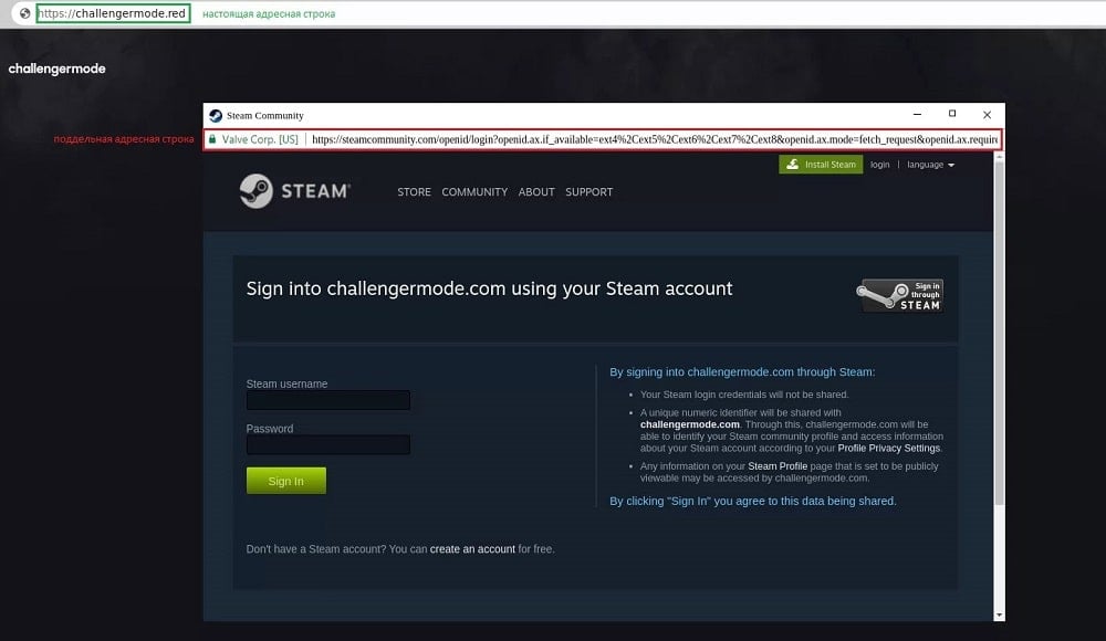 Hackers steal Steam credentials via Browser-in-the-Browser phishing attacks 3 Steam hackers