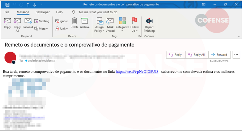 Lampion malware: Κατάχρηση του WeTransfer στις επιθέσεις phishing