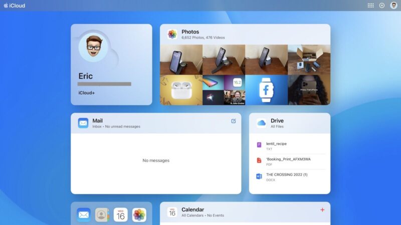 Apple launches redesigned iCloud.com website