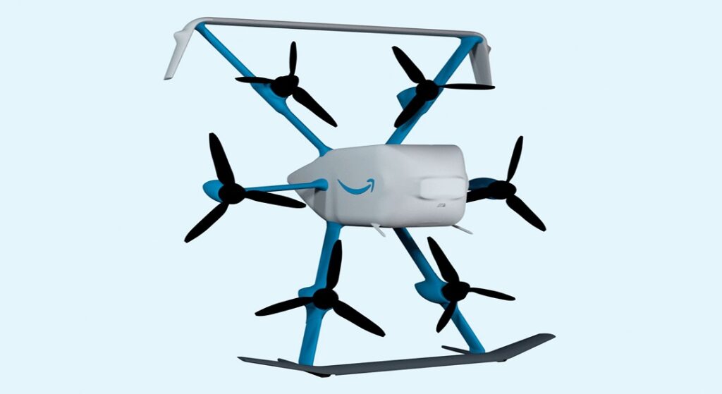 Amazon: Δοκιμάζει το delivery μέσω drone σε Καλιφόρνια & Τέξας 1 Amazon delivery drone