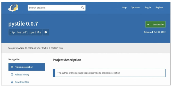 Dozens of PyPI packages were found to "drop" info-stealing malware W4SP 5 Thousands of PyPI packages were found to "drop" info-stealing malware W4SP