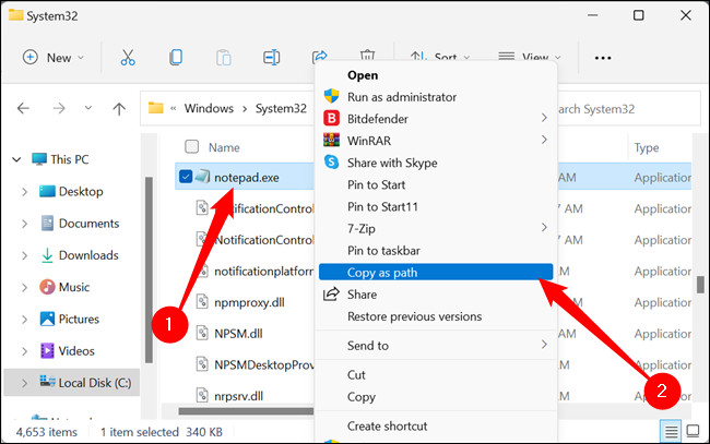 Προσθέστε οποιοδήποτε app στο Windows Desktop Right-Click Menu 6 Right-Click Menu