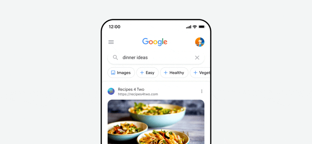Google Search: Topic filters are coming for easy searching 2 google search