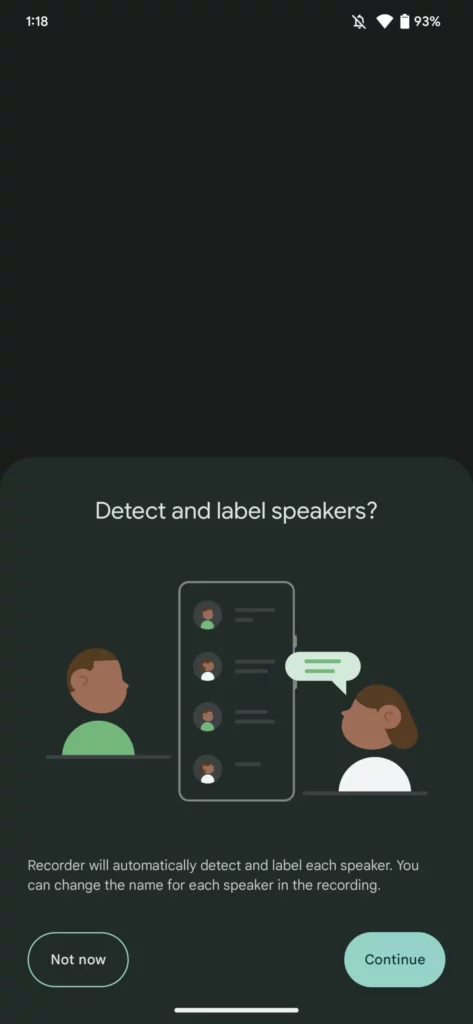 Pixel Recorder 4.2: Η Google πρόσθεσε τα Speaker labels! 2 Pixel Recorder 4.2: Η Google πρόσθεσε τα Speaker labels!