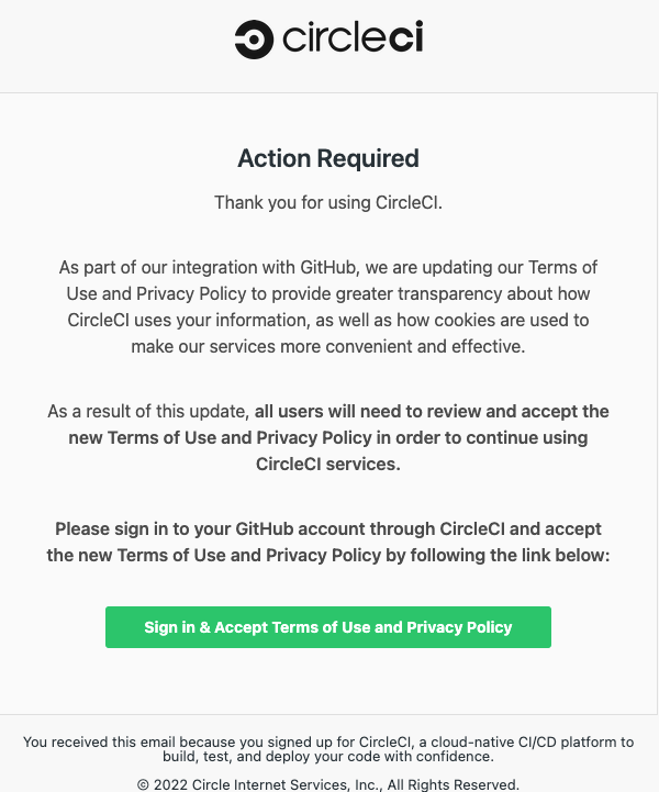 Η CircleCI εξέδωσε προειδοποίηση για παραβίαση ασφάλειας 3 Η CircleCI εξέδωσε προειδοποίηση για παραβίαση ασφάλειας