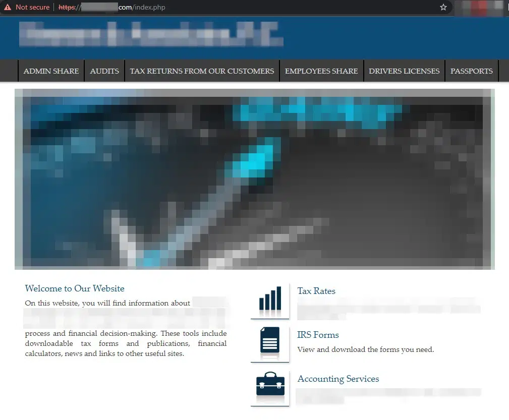 ALPHV BlackCat: Κλωνοποιεί site θύματος για διαρροή δεδομένων