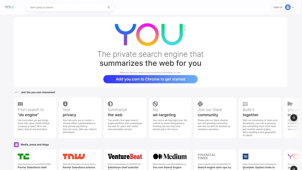 You.com: The new competitor to Microsoft and Google