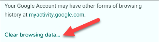 How to delete Google Search History on Android