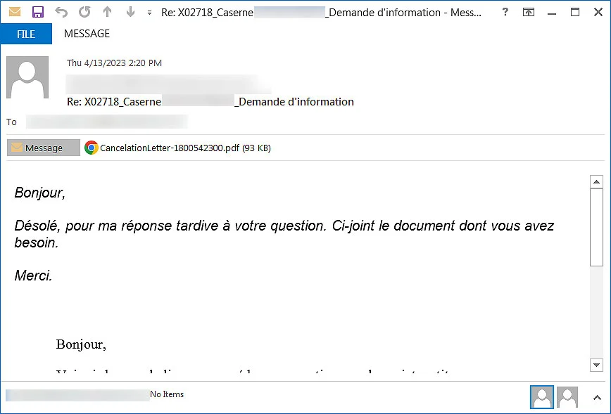 QBot: Διανέμεται πλέον με email μέσω PDF και WSF συνημμένα 2 QBot email phishing