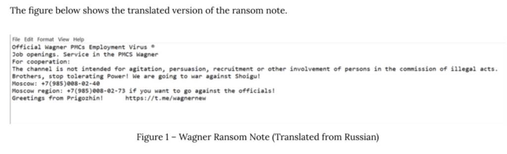 «Wagner» ransomware στοχεύει υπολογιστές στη Ρωσία 2 «Wagner» ransomware στοχεύει υπολογιστές στη Ρωσία