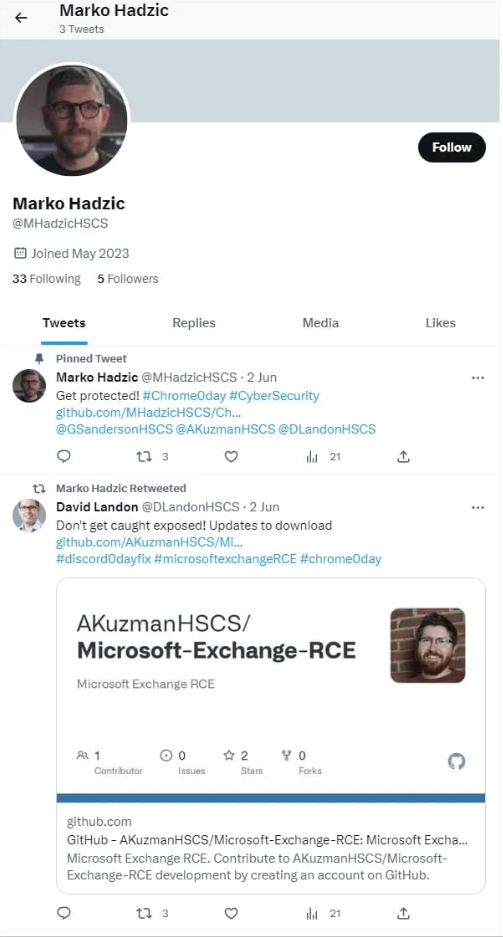Ψεύτικα zero-day PoC exploits στο GitHub διασπείρουν Windows και Linux malware 5 Ψεύτικα zero-day PoC exploits στο GitHub διασπείρουν Windows και Linux malware