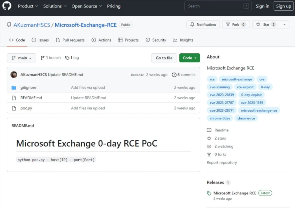 Ψεύτικα zero-day PoC exploits στο GitHub διασπείρουν Windows και Linux malware 3 Ψεύτικα zero-day PoC exploits στο GitHub διασπείρουν Windows και Linux malware