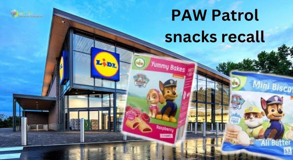 Lidl is recalling PAW Patrol children's snacks because the packaging has a URL with pornographic content 1 PAW Patrol Lidl