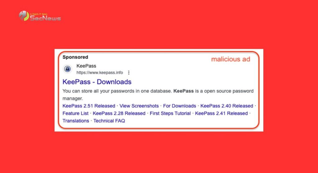 Fake Google Ads Promote KeePass and Distribute Malware 1 Google Ads KeePass password manager