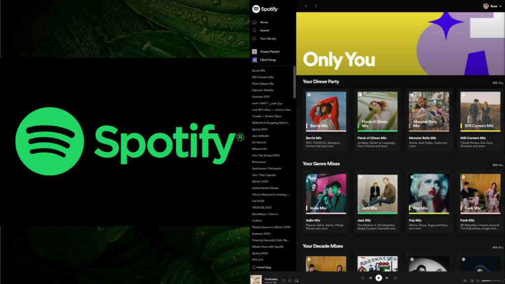 Spotify: Plays Playlist based on your preferences via AI; 1 Spotify AI Playlist