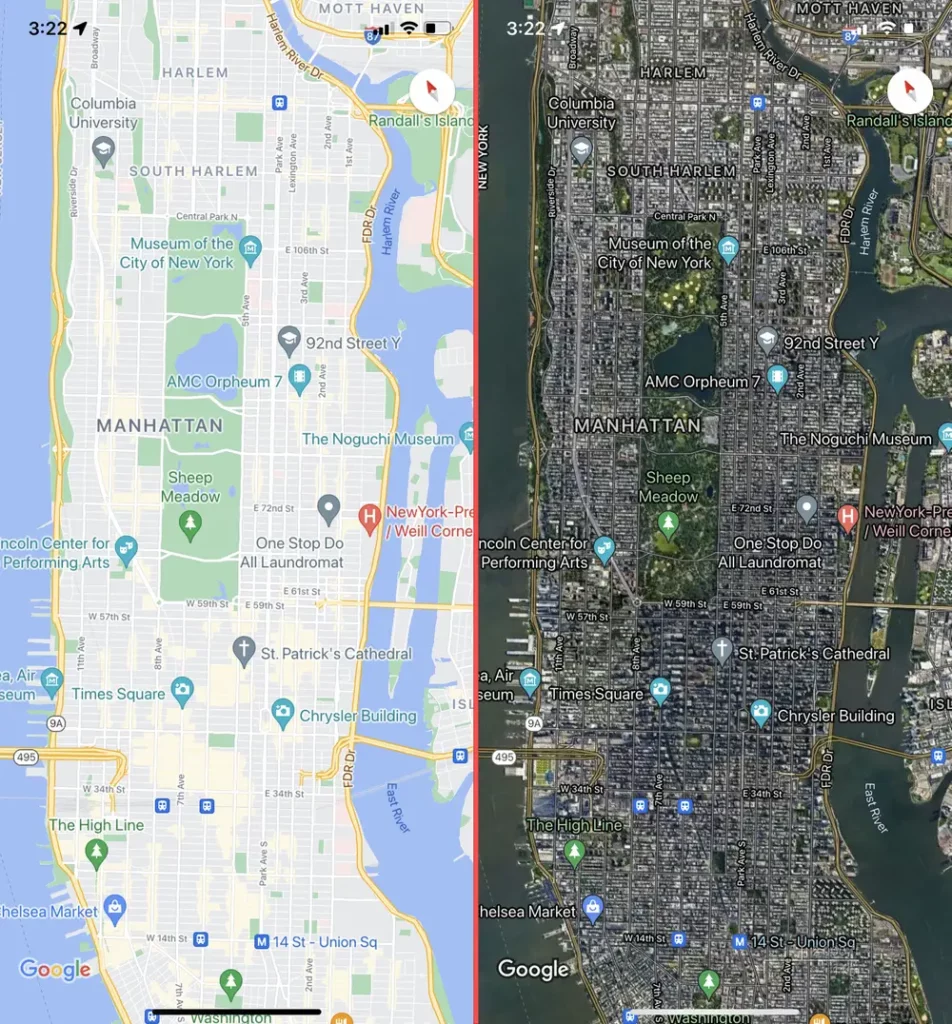 Google recently released a major upgrade to Google Maps, including a significant redesign and new artificial intelligence features. The new color palette of Google Maps is now similar to that of Apple Maps, which is being received negatively by users