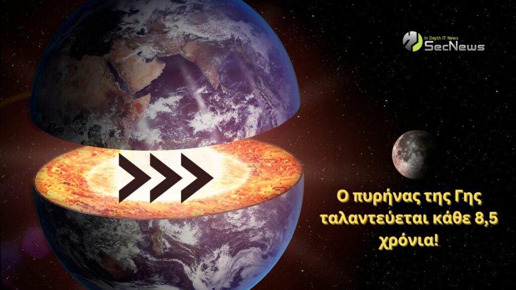 Study: Earth's core wobbles every 8.5 years 1 core