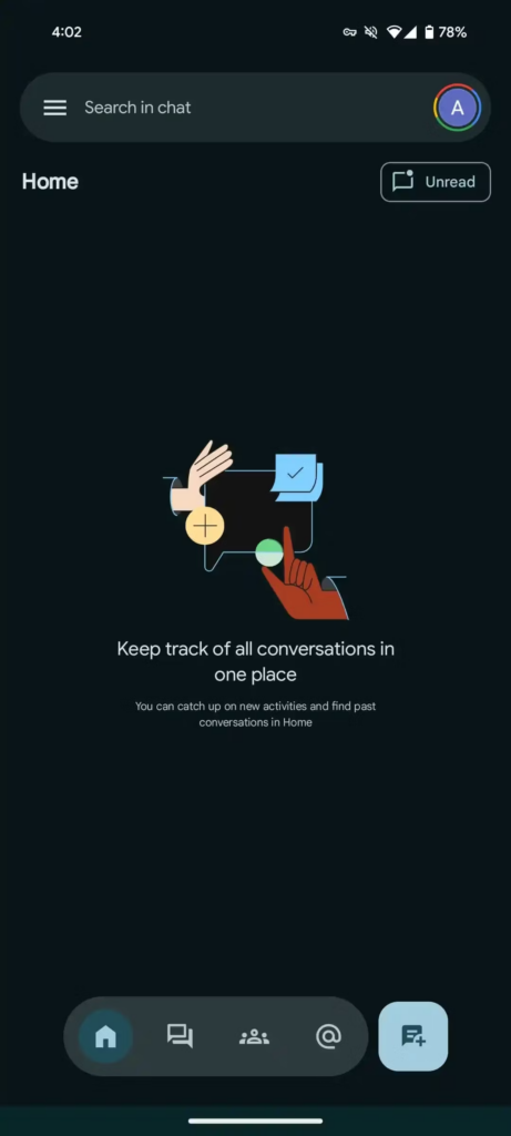 Google Chat for Android: Redesign in the app 3 Google Chat for Android: Redesign in the app