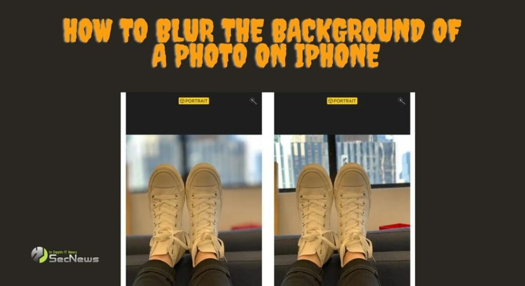 iPhone: How to blur the background in a photo? 1 iPhone portrait mode photo