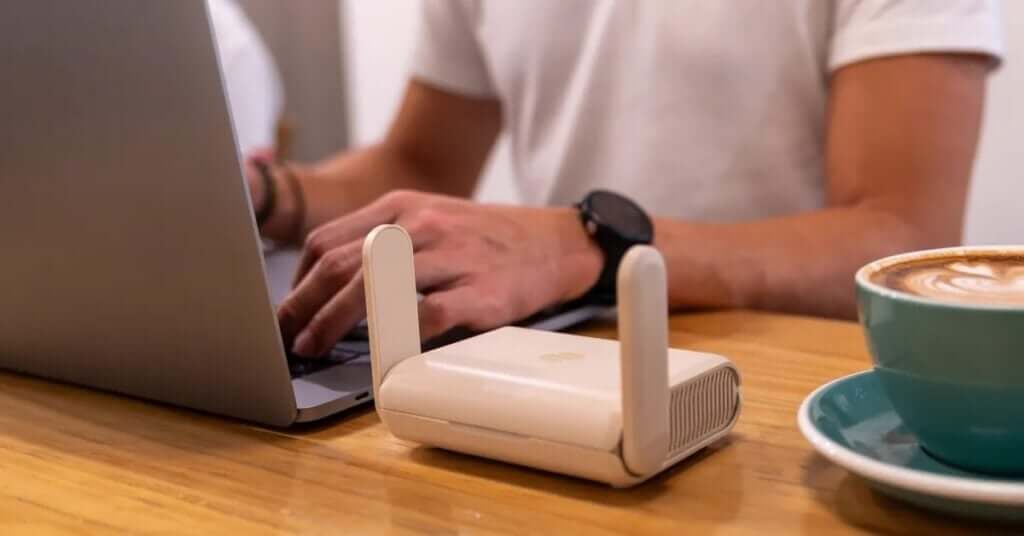 portable Wi-Fi 6 router