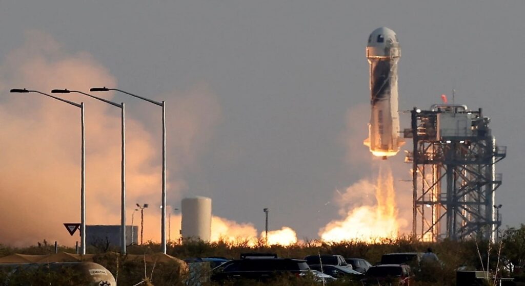 Blue Origin πλήρωμα εκτόξευση