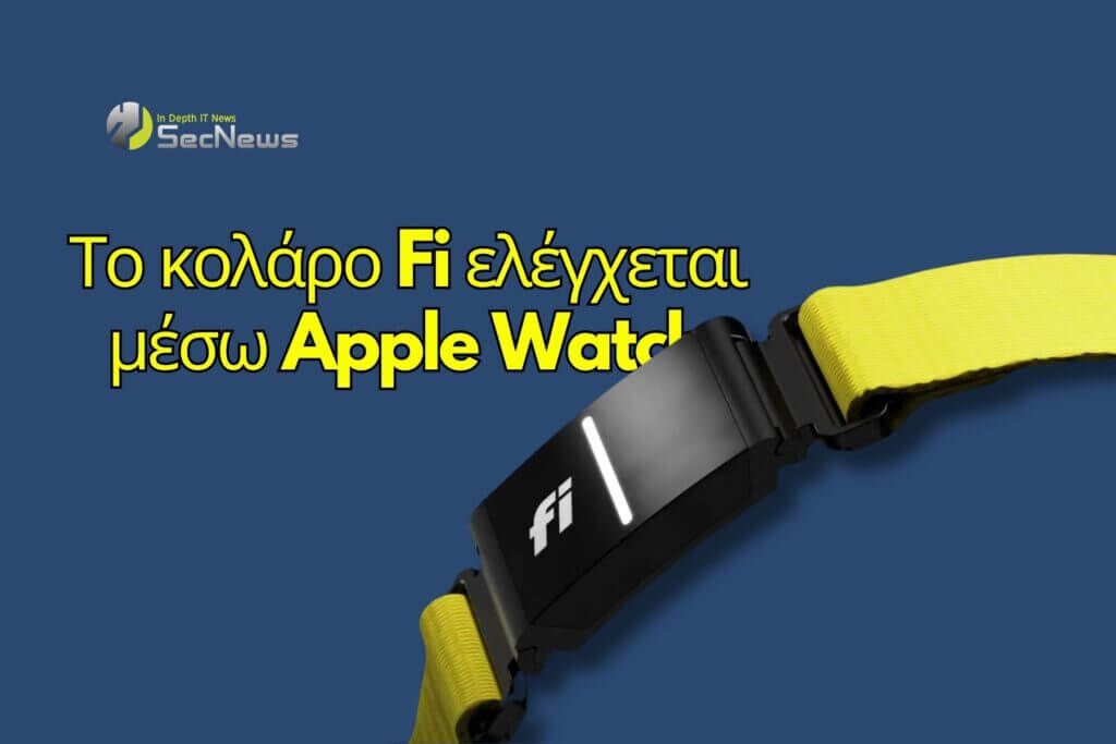 Fi collar tracks pet behavior via Apple Watch 1 Fi collar