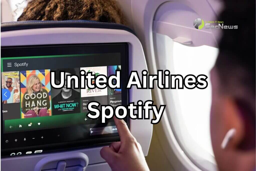 United Airlines - Spotify: Playlists, podcasts & audiobooks on flights 1 United Airlines Spotify flights