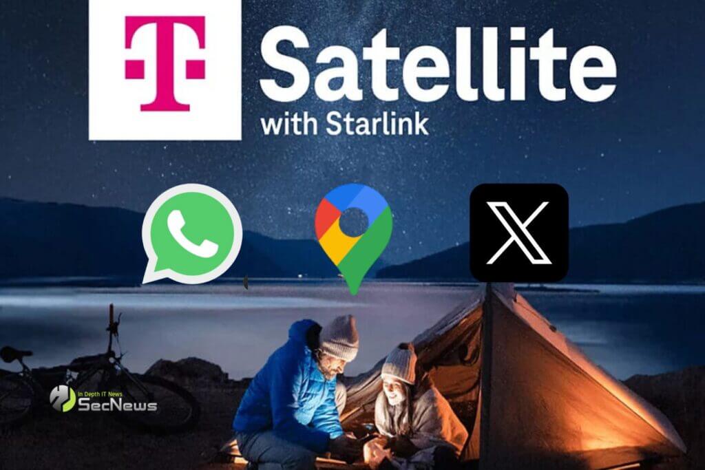 T-Mobile: T-Satellite satellite service supports Google Maps, WhatsApp, X 1 T-Mobile T-Satellite supports Google Maps, WhatsApp, X