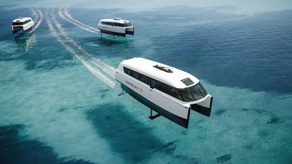 Candela P-12 electric flying boats take off in the Maldives 2 Candela P-12 electric flying boats take off in the Maldives