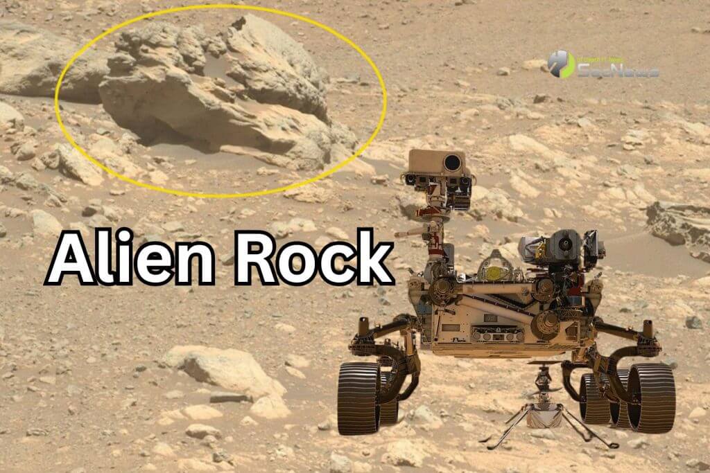 Perseverance discovered a strange rock on Mars 1 Perseverance Mars rock