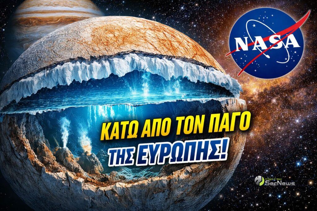 NASA Ευρώπη πάγος