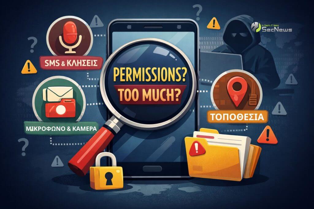 Permissions στα κινητά: Πότε μια εφαρμογή ζητάει «πάρα πολλά» 1 Permissions στα κινητά