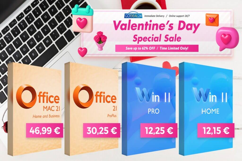 Godeal24 Valentine's Day Sale: Office 