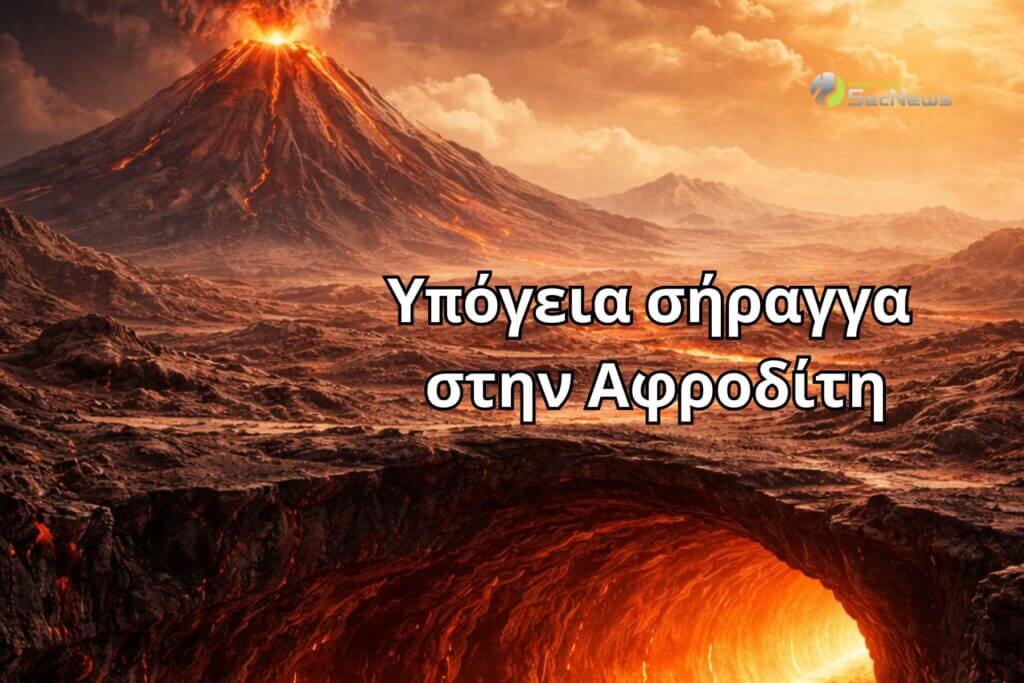 Υπόγεια σήραγγα λάβας στην Αφροδίτη: Ενδείξεις γεωλογικής δραστηριότητας 1 Αφροδίτη