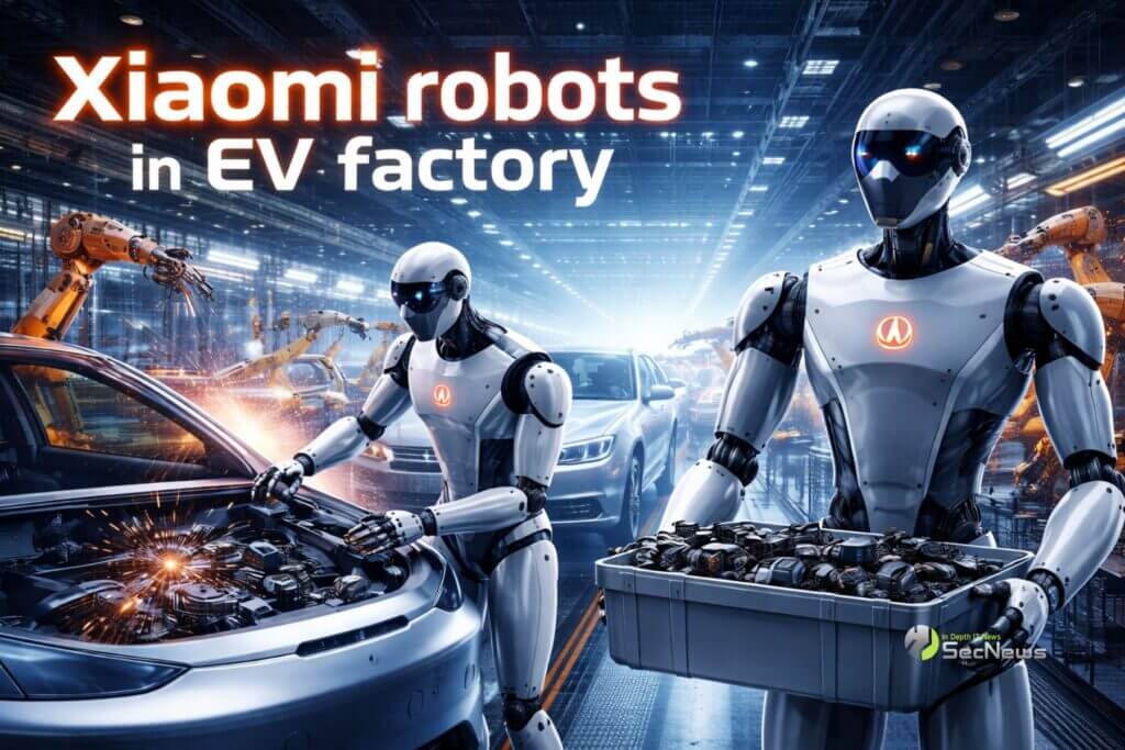 Η Xiaomi δοκιμάζει ανθρωποειδή ρομπότ στα εργοστάσια παραγωγής EV 1 Xiaomi ανθρωποειδή ρομπότ