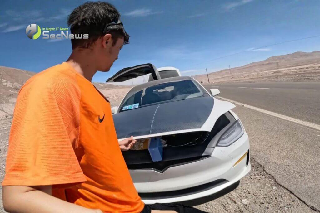 Ιδιοκτήτης Tesla χρησιμοποιεί ηλιακή ενέργεια για φόρτιση έκτακτης ανάγκης αφού έμεινε από μπαταρία στην έρημο 1 Ιδιοκτήτης Tesla χρησιμοποιεί ηλιακή ενέργεια για φόρτιση έκτακτης ανάγκης αφού έμεινε από μπαταρία στην έρημο