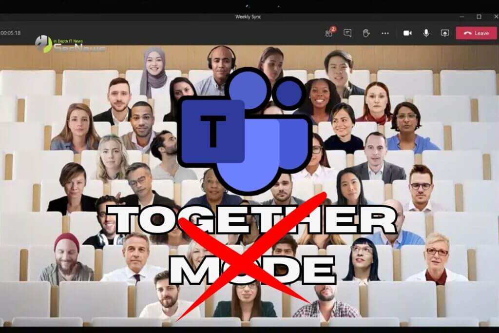 Η Microsoft καταργεί το Together Mode του Teams 1 Microsoft καταργεί το Together Mode από το Teams