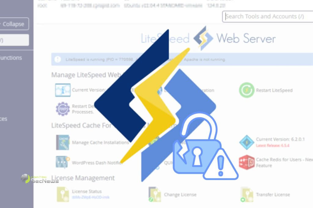 LiteSpeed cPanel Plugin: Κρίσιμη ευπάθεια υπό ενεργή εκμετάλλευση 1 LiteSpeed cPanel Plugin ευπάθεια