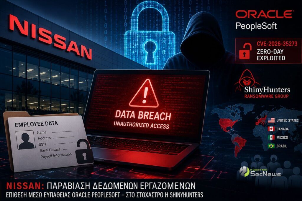 Nissan: Employee data breach via Oracle PeopleSoft vulnerability 1 Nissan Data Breach