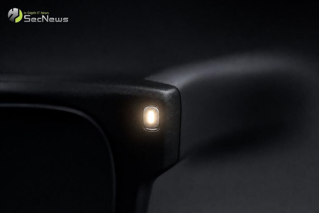 Ray-Ban Meta Wayfarer: Τι μπορούν πραγματικά να κάνουν τα smart glasses που φόρεσε ο Άδωνης Γεωργιάδης 3 Ray-Ban Meta Wayfarer LED indicator: privacy safeguard
